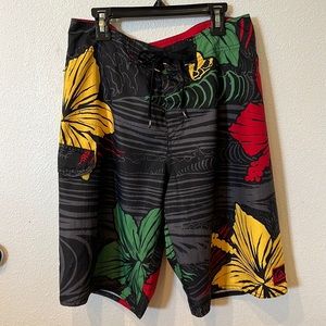 Quiksilver Hibiscus Board Shorts